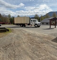 Sayward Food Table Sea Can Arrives